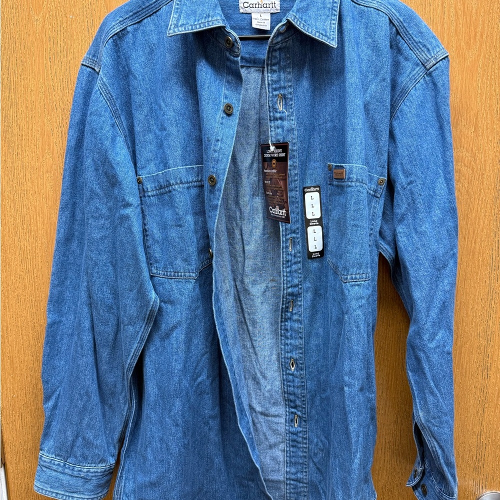 Carhartt Blue Denim Shirt